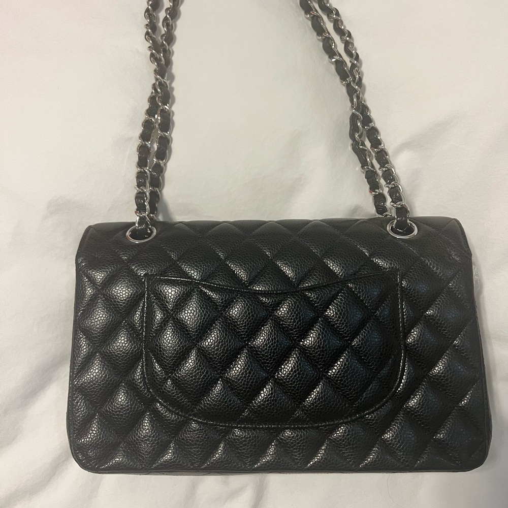 Chanel Medium Classic Flap with Silver Hardware- Used - Picture 2 of 13